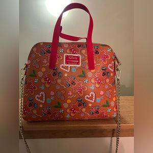 COPY - Disney Loungefly Mickey & Minnie Christmas Gingerbread Crossbody bag and…